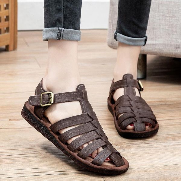 sandals women leather flat heels beige summer shoes for handmade genuine soft heel brand2021, Black
sandals women leather flat heels beige summer shoes for handmade genuine soft heel brand2021, Black
