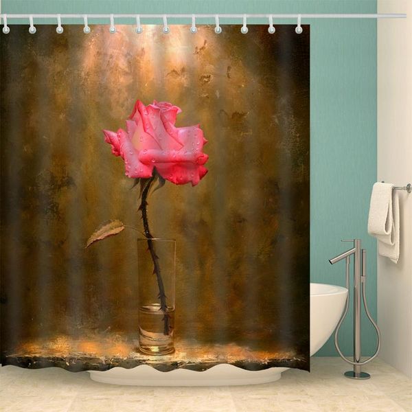 brown wall with flowers shower curtain set 12 hooks natural plants bathroom decoration washable polyester fabric curtains
brown wall with flowers shower curtain set 12 hooks natural plants bathroom decoration washable polyester fabric curtains