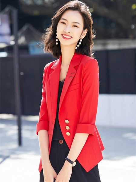 suit solid color blazer unique breasted half sleeve female casual korean jacket office clothes plus size 4xl r253 6nlp, White;black
suit solid color blazer unique breasted half sleeve female casual korean jacket office clothes plus size 4xl r253 6nlp, White;black