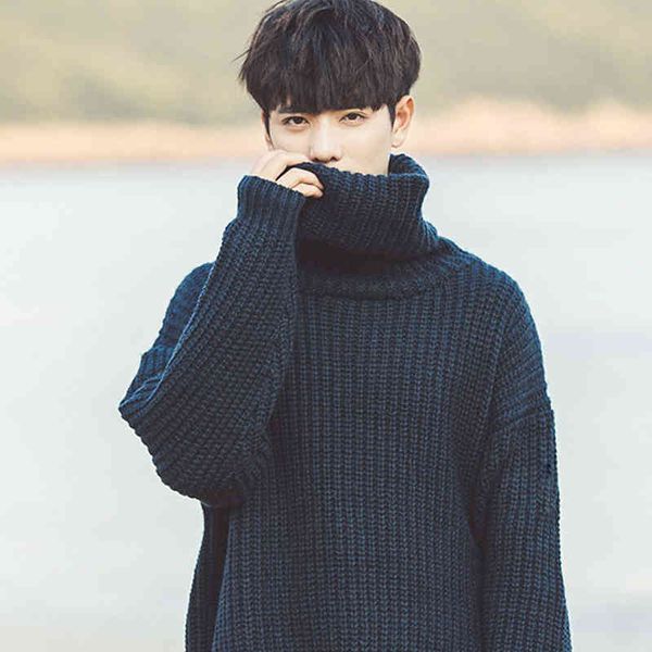men's sweaters winter turtleneck sweater korean fashion student thicken loose couple knitted jacket warmth men pullover o0gz, White;black
men's sweaters winter turtleneck sweater korean fashion student thicken loose couple knitted jacket warmth men pullover o0gz, White;black
