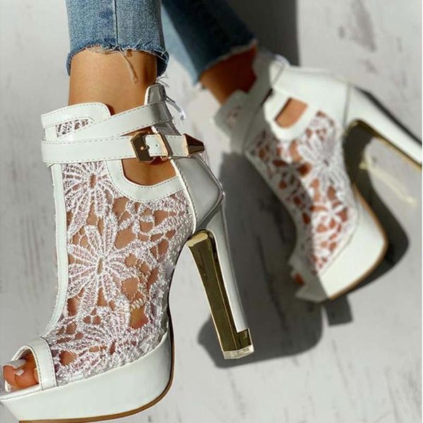 2021 elegant platform peep toe lady party high heels sandals women shoes lace mesh summer booties, Black
2021 elegant platform peep toe lady party high heels sandals women shoes lace mesh summer booties, Black