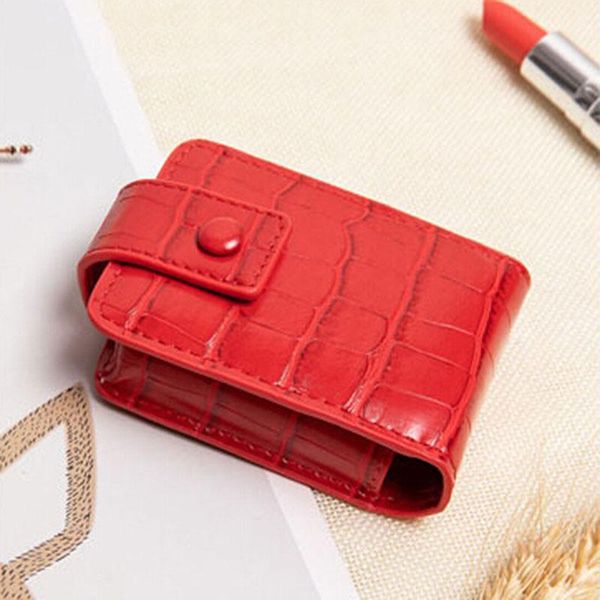 fashion pu lipstick cosmetic bag travel makeup pouch organizer case with mirror solid color simple portable mini bags & cases
fashion pu lipstick cosmetic bag travel makeup pouch organizer case with mirror solid color simple portable mini bags & cases
