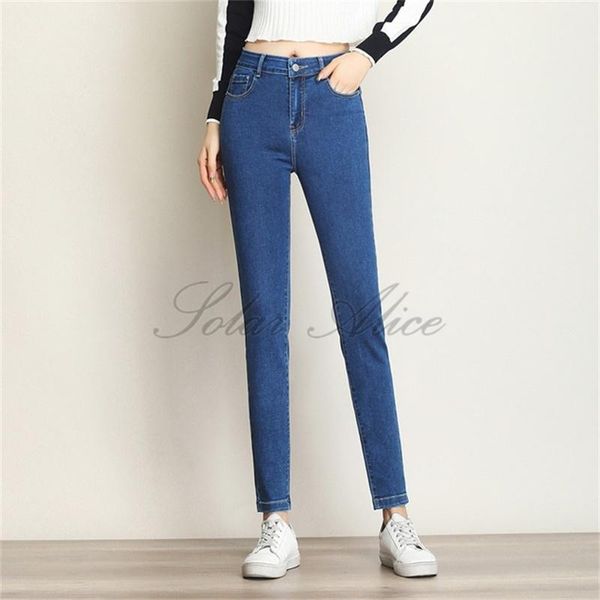 women's jeans 2021 spring and autumn slim feet multicolor stretch pencil pants, Blue
women's jeans 2021 spring and autumn slim feet multicolor stretch pencil pants, Blue