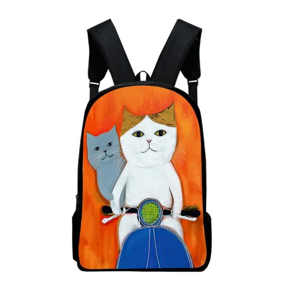 backpack 17inch 3d animal kitten funny cat art printing book bag mochila school bags for teenagers girls boys student
backpack 17inch 3d animal kitten funny cat art printing book bag mochila school bags for teenagers girls boys student