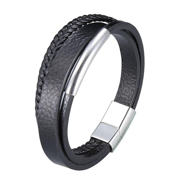 design mutilayer handmade black braided leather bracelets bangles for men stainless steel fashion wristband gift pd1010 charm, Golden;silver
design mutilayer handmade black braided leather bracelets bangles for men stainless steel fashion wristband gift pd1010 charm, Golden;silver