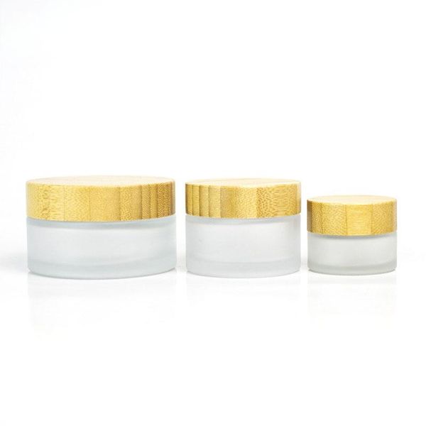 storage bottles & jars 10pcs 5g 15g 30g 50g 100g bamboo wooden lid glass jar empty frosted bottle cosmetics cream packing container
storage bottles & jars 10pcs 5g 15g 30g 50g 100g bamboo wooden lid glass jar empty frosted bottle cosmetics cream packing container
