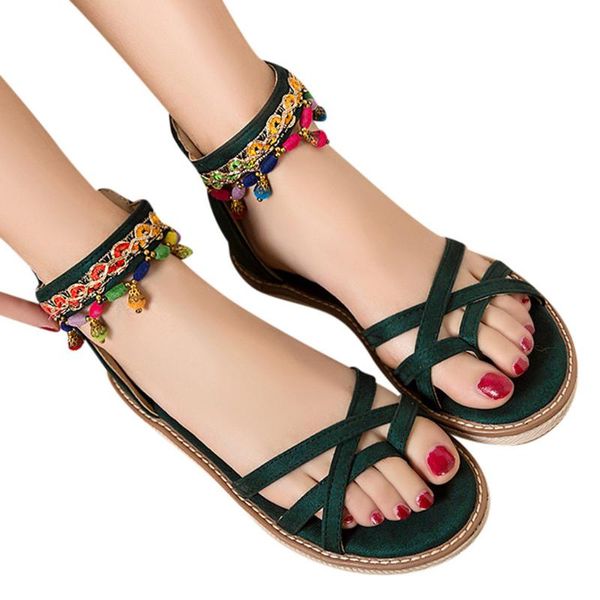 sagace women sandals flat bottom 2021 summer national wind thick suede plus size casual fashion females shoes, Black
sagace women sandals flat bottom 2021 summer national wind thick suede plus size casual fashion females shoes, Black
