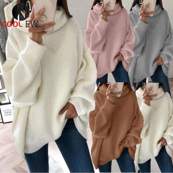 women's sweaters 2021 autumn winter knitted for women long sleeve turtleneck warm pullovers casual oversized sweater pull femme, White;black
women's sweaters 2021 autumn winter knitted for women long sleeve turtleneck warm pullovers casual oversized sweater pull femme, White;black