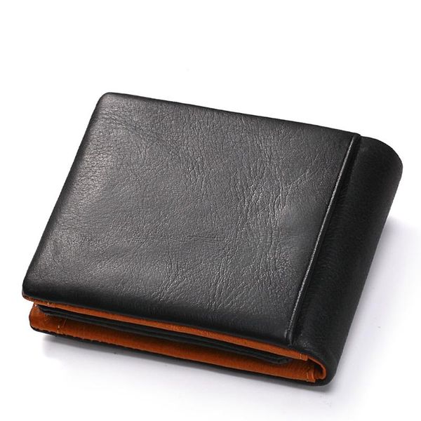 retro leather short wallet multifunctional first layer coin purse christmas gift wallets, Red;black
retro leather short wallet multifunctional first layer coin purse christmas gift wallets, Red;black