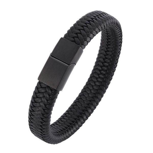 drop fashion men bracelet black brown vintage leather stainless steel magnetic clasps male jewelry bangle
drop fashion men bracelet black brown vintage leather stainless steel magnetic clasps male jewelry bangle