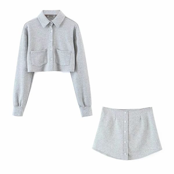 spring autumn casual sports loose lapel short long sleeve + single-breasted a-line skirt trouser two-piece women 210521, White
spring autumn casual sports loose lapel short long sleeve + single-breasted a-line skirt trouser two-piece women 210521, White