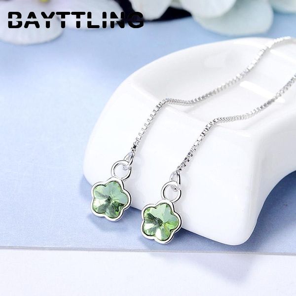 dangle & chandelier bayttling 925 sterling silver fine multi-color zircon long tassel flower drop earrings for women fashion jewelry couple
dangle & chandelier bayttling 925 sterling silver fine multi-color zircon long tassel flower drop earrings for women fashion jewelry couple