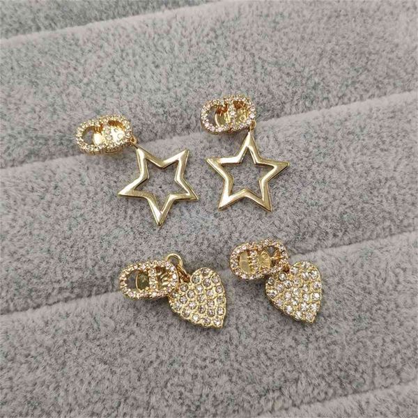 special offer 2021 luxury designer jewelry 2021 fashion show earrings star heart letter net red female, Silver
special offer 2021 luxury designer jewelry 2021 fashion show earrings star heart letter net red female, Silver