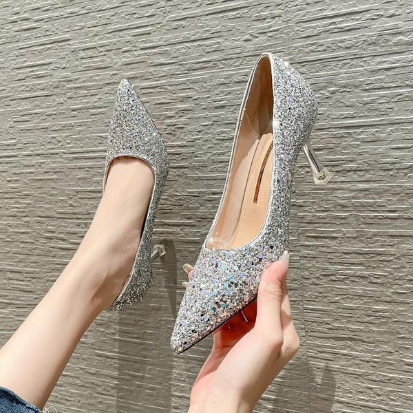 dress shoes sequins woman pumps gold silver high heels women wedding stiletto ladies fashion, Black
dress shoes sequins woman pumps gold silver high heels women wedding stiletto ladies fashion, Black