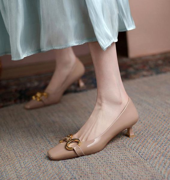 arrival women fashion shoes medium heels genuine leather comfort elegant pumps dress, Black
arrival women fashion shoes medium heels genuine leather comfort elegant pumps dress, Black