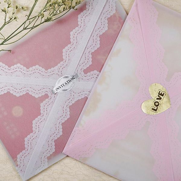 gift wrap 5pcs/set elegant lace dream translucent sulfuric acid paper envelopes wedding invitation envelope 180mmx1128mm
gift wrap 5pcs/set elegant lace dream translucent sulfuric acid paper envelopes wedding invitation envelope 180mmx1128mm