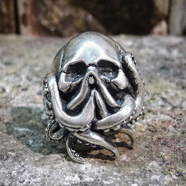 goth ocs skull ring punk 316l stainless steel seaman rings men biker jewelry gift for sailor, Silver
goth ocs skull ring punk 316l stainless steel seaman rings men biker jewelry gift for sailor, Silver
