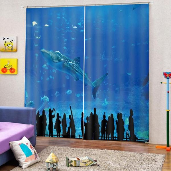 curtain & drapes blue curtains ocean 3d luxury blackout window living room 
curtain & drapes blue curtains ocean 3d luxury blackout window living room