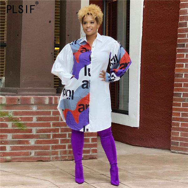 casual dresses women letter printed mosaic lantern sleeve v-neck single-breasted shirt skirt daily dress spring and autumn, Black;gray
casual dresses women letter printed mosaic lantern sleeve v-neck single-breasted shirt skirt daily dress spring and autumn, Black;gray
