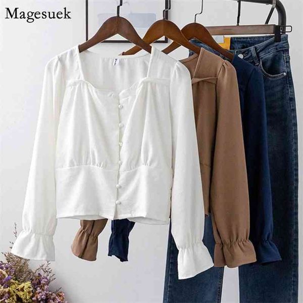 autumn square collar short white shirt women loose cardigan long sleeve offiice cotton blouses casual 11898 210512
autumn square collar short white shirt women loose cardigan long sleeve offiice cotton blouses casual 11898 210512