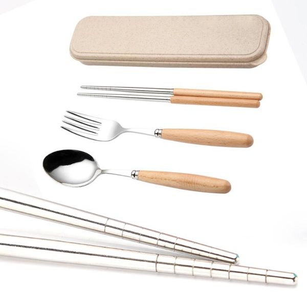 flatware sets 3pcs stainless steel tableware cutlery set with beech handle include fork spoon chopsticks case
flatware sets 3pcs stainless steel tableware cutlery set with beech handle include fork spoon chopsticks case