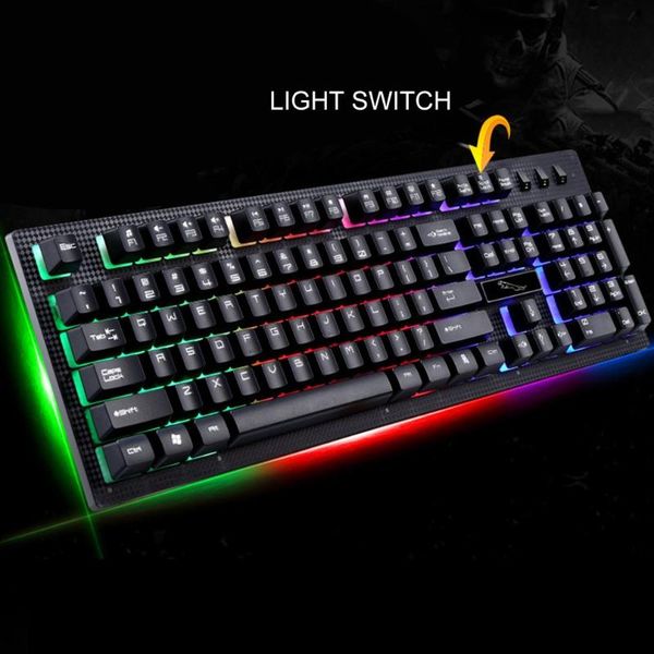 keyboards g20 wired usb illuminated multi color backlight gaming keyboard ergonomic comfortable 104 keys for pc laptop
keyboards g20 wired usb illuminated multi color backlight gaming keyboard ergonomic comfortable 104 keys for pc laptop