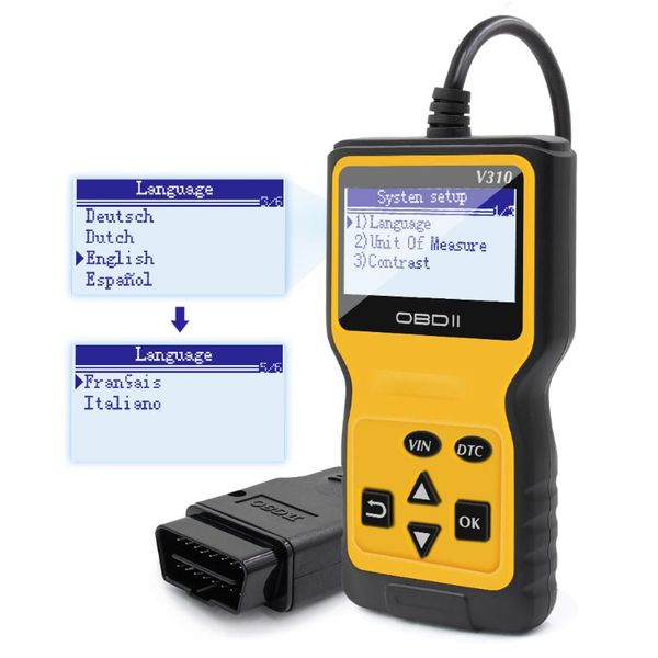 code readers & scan tools obd2/eobd read dtc obd2 car diagnostic auto tool v310 read/clear fault reader scanner
code readers & scan tools obd2/eobd read dtc obd2 car diagnostic auto tool v310 read/clear fault reader scanner
