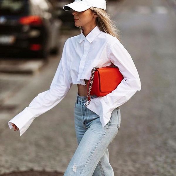 2021 summer woman shirt cotton ultra short t-shirt beggar outfit design white shirt lady tee
2021 summer woman shirt cotton ultra short t-shirt beggar outfit design white shirt lady tee