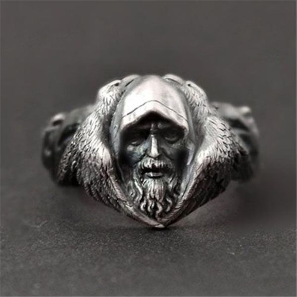 cluster rings letapi punk vintage european scandinavian navia mythology odin great god ring viking warrior arctic wolf for men, Golden;silver
cluster rings letapi punk vintage european scandinavian navia mythology odin great god ring viking warrior arctic wolf for men, Golden;silver