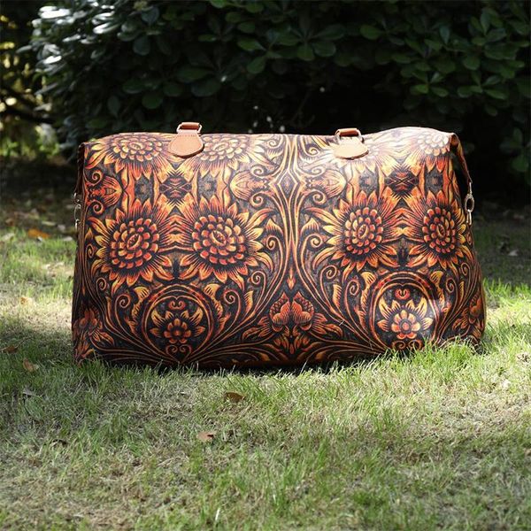 duffel bags embossed flower print travel bag for women canvas large capacity cow patchwork weekender leopard overnight duffle
duffel bags embossed flower print travel bag for women canvas large capacity cow patchwork weekender leopard overnight duffle