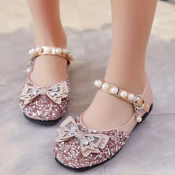 spring/autumn girls princess shoes rhinestone bow children dress leather baby toddler flats student moccasins 02 flat, Black;grey
spring/autumn girls princess shoes rhinestone bow children dress leather baby toddler flats student moccasins 02 flat, Black;grey
