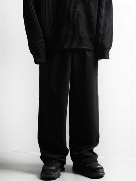 men's pants men straight suit spring and autumn korean simple pendant design sense of fashion casual versatile large, Black
men's pants men straight suit spring and autumn korean simple pendant design sense of fashion casual versatile large, Black