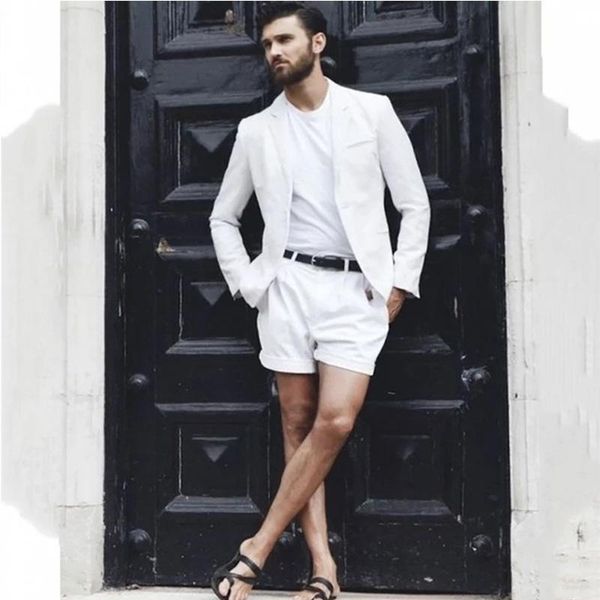 men's suits & blazers white casual suit pants short fashion summer beach wedding dress groom dance party 2 pieces, White;black
men's suits & blazers white casual suit pants short fashion summer beach wedding dress groom dance party 2 pieces, White;black