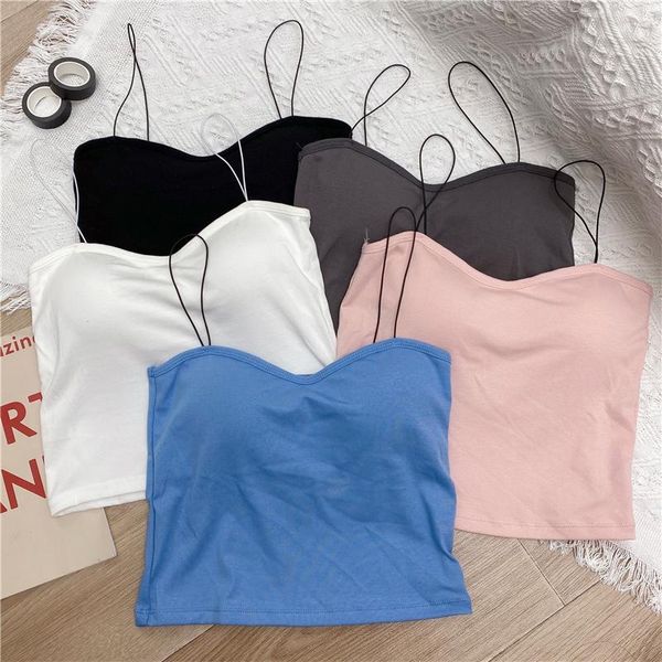 women's tanks & camis real pos girls short with seperated bra women wire padding crop for female, White
women's tanks & camis real pos girls short with seperated bra women wire padding crop for female, White