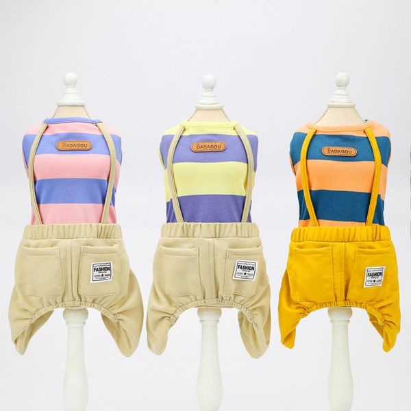 dog apparel 10pc/lot spring summer pet clothes stripes jumpsuit overalls for small dogs pajamas casual trousers outfits
dog apparel 10pc/lot spring summer pet clothes stripes jumpsuit overalls for small dogs pajamas casual trousers outfits