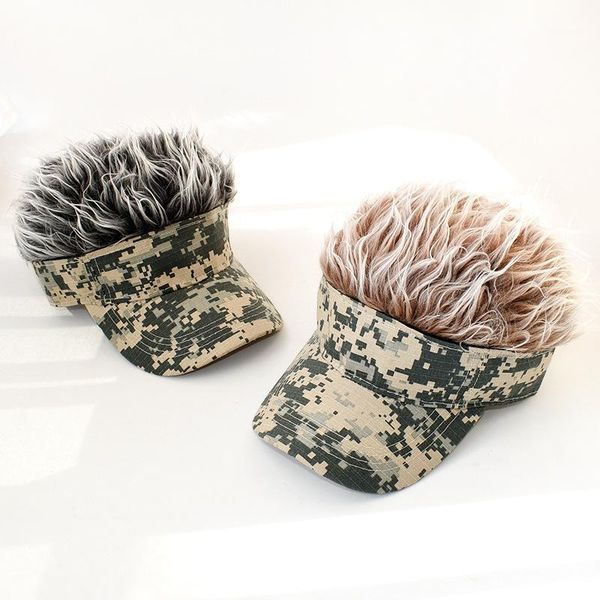 berets golf baseball cap with fake flair hair caps sun visor hip hop fun camouflage toupee hats men women spiked wig punk hat, Blue;gray
berets golf baseball cap with fake flair hair caps sun visor hip hop fun camouflage toupee hats men women spiked wig punk hat, Blue;gray