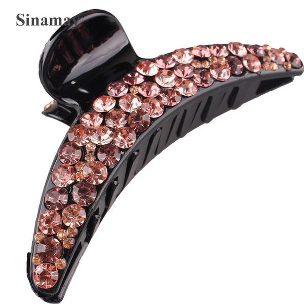 hair clips & barrettes ladies shiny crystal colorful hairclip women clip banana rhinestone accessories, Golden;silver
hair clips & barrettes ladies shiny crystal colorful hairclip women clip banana rhinestone accessories, Golden;silver