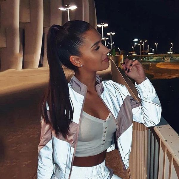 autumn women tracksuits zipper two piece set and pants streetwear reflective female tracks casual patchwork long sleeve ladies, Gray
autumn women tracksuits zipper two piece set and pants streetwear reflective female tracks casual patchwork long sleeve ladies, Gray