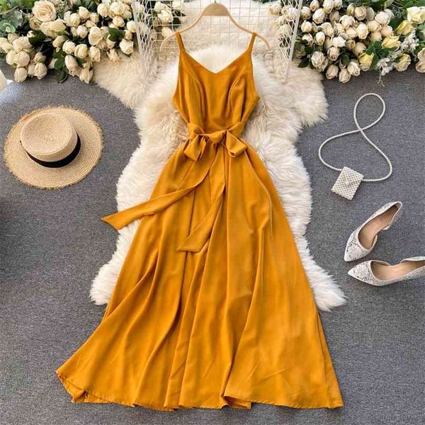 women fashion seaside holiday v-neck high waist slim a-line dress solid color sleeveless elegant clothes vestidos r569 210527, Black;gray
women fashion seaside holiday v-neck high waist slim a-line dress solid color sleeveless elegant clothes vestidos r569 210527, Black;gray