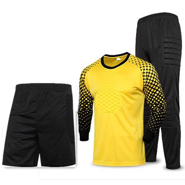kids football goalkeeper jerseys set children men goalie soccer uniform sponge protection doorkeeper shirt pants & shorts, Gray
kids football goalkeeper jerseys set children men goalie soccer uniform sponge protection doorkeeper shirt pants & shorts, Gray