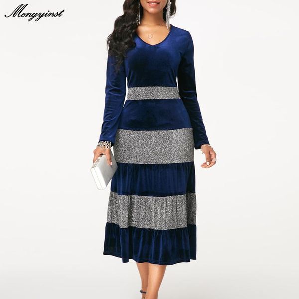 casual dresses autumn winter dress women 2021 plus size velvet long sleeve office lady patchwork sequin ruffles party, Black;gray
casual dresses autumn winter dress women 2021 plus size velvet long sleeve office lady patchwork sequin ruffles party, Black;gray