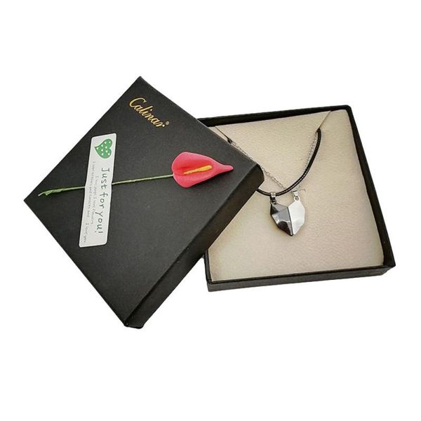 pendant necklaces 2 pcs necklacetwo souls one heart lucky stone stitching couple necklace neck with box chain lightweight valentine's d, Silver
pendant necklaces 2 pcs necklacetwo souls one heart lucky stone stitching couple necklace neck with box chain lightweight valentine's d, Silver