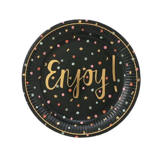 packaging dinner service christmas 8pcs paper plates enjoy letter disposable year party supliies dishes tableware black birthday
packaging dinner service christmas 8pcs paper plates enjoy letter disposable year party supliies dishes tableware black birthday