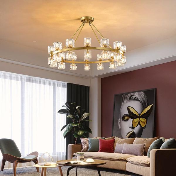 pendant lamps american light luxury post-modern crystal living room atmosphere dining bedroom lighting net red copper nordic chandelier
pendant lamps american light luxury post-modern crystal living room atmosphere dining bedroom lighting net red copper nordic chandelier