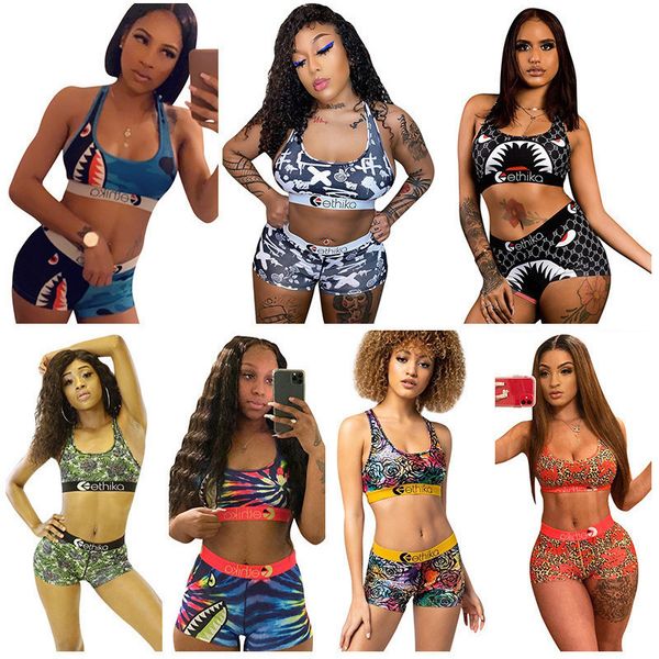 women tracksuits ethika designer swimsuit 2 piece bikini set vest tank bra and shorts swimming suit shark swimwear brand beachwear, Gray
women tracksuits ethika designer swimsuit 2 piece bikini set vest tank bra and shorts swimming suit shark swimwear brand beachwear, Gray