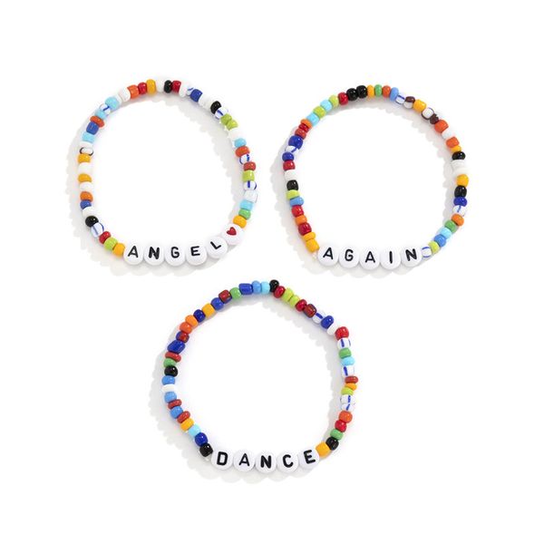 yamog woven acrylic letter beaded strands bracelets women multi layer heart colorful hand jewelry european vacation party gift beads chain a, Black
yamog woven acrylic letter beaded strands bracelets women multi layer heart colorful hand jewelry european vacation party gift beads chain a, Black