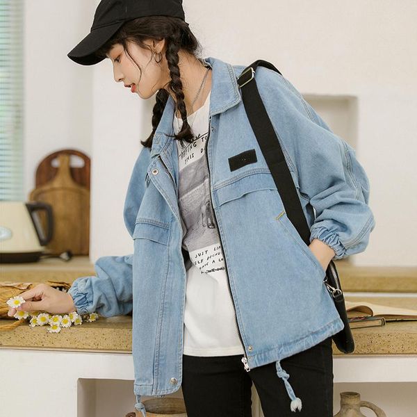 women's jackets jean jacket women clothes oversized jeans denim coat korean coats spring autumn 2021 for solid casual, Black;brown
women's jackets jean jacket women clothes oversized jeans denim coat korean coats spring autumn 2021 for solid casual, Black;brown