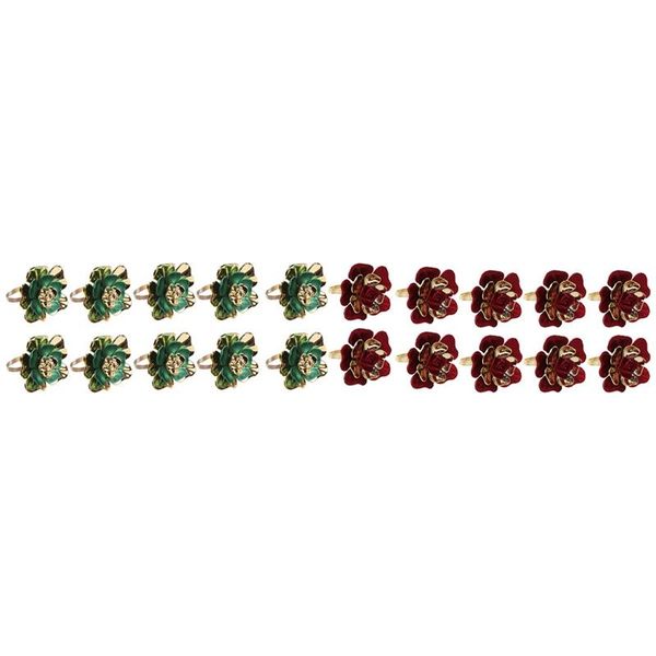 napkin rings 20 pcs two-color floral ring fine button wedding table decoration green & red
napkin rings 20 pcs two-color floral ring fine button wedding table decoration green & red