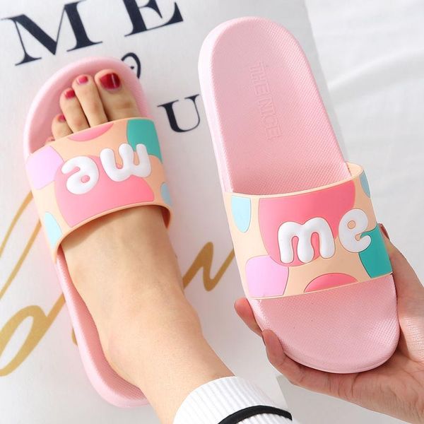 slippers summer cute slides women men non-slip thick soft sole flip flops bathroom home couple female beach pool shoes sandals, Black
slippers summer cute slides women men non-slip thick soft sole flip flops bathroom home couple female beach pool shoes sandals, Black