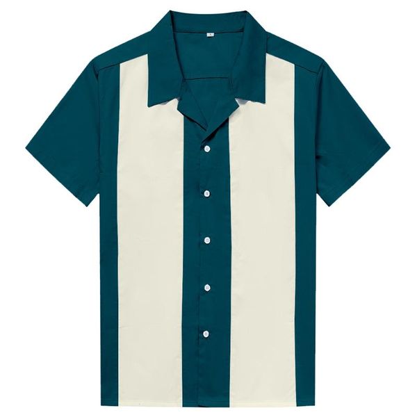 men's casual shirts rock roll men vintage 1950s rockabilly shirt short sleeve punk rave mens hip hop stitching us size, White;black
men's casual shirts rock roll men vintage 1950s rockabilly shirt short sleeve punk rave mens hip hop stitching us size, White;black